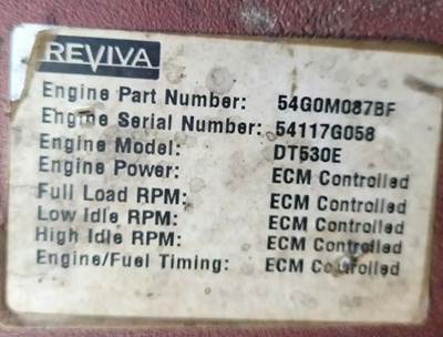 International DT530 Engine for a 2003 International 7500