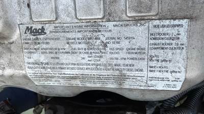 Mack MP7 Engine for a 2013 Mack CXU612