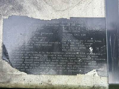 Mercedes-Benz OM926LA Engine for a 2006 Freightliner M2 106