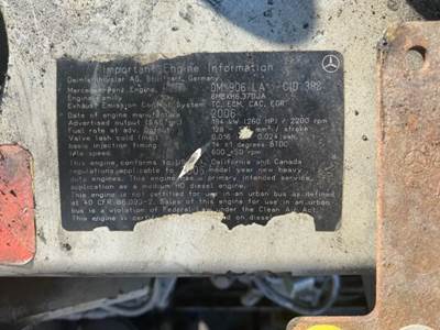 Mercedes-Benz OM906LA Engine - 260 HP