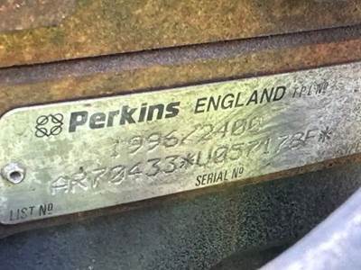 Perkins 4.2 Engine for a 1997 Tug MA50-13