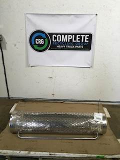 (Used) Chrome Exhaust Stack Heat Shield. Slotted Design With Handle Bar. Dents