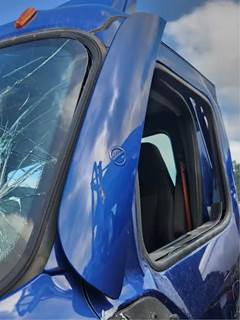 Used 2026 Freightliner Cascadia 126 Left RAIN/WIND Guard, Blue Fiberglass