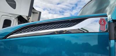 Used 2023 Kenworth T680 Left Air Vent Hood, Chrome