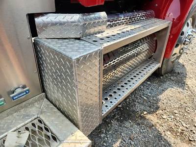 Used 2009 Sterling Acterra Right DPF Cover, Silver Aluminum, L=45" H=18"