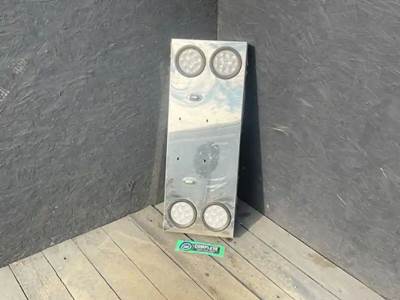 (Used) Rear License Plate Panel -  With Tag And Backup Lights Chrome For More