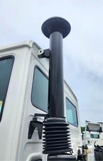 Used 1997 Volvo FE Left Air Transfer Tube / Intake Snorkel, Stainless Steel