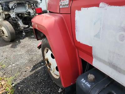 Ford F-600 Left Fender Extension for a 1991 Ford F600