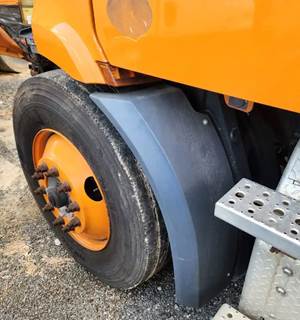 Freightliner Cascadia 116 Left Fender Extension for a 2019 Freightliner Cascadia 116 Day Cab