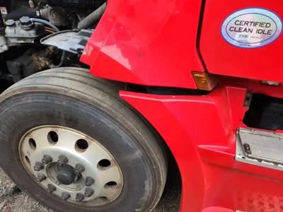 Freightliner Cascadia 126 Left Fender Extension