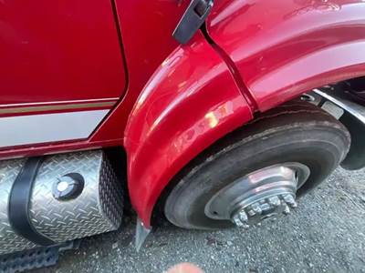 International 4900 Right Fender Extension