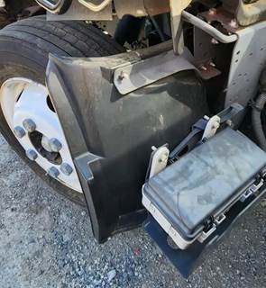 Isuzu NPR HD Left Fender Extension for a 2021 Isuzu NPR-HD