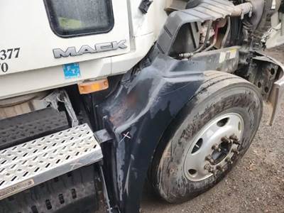 Mack Pinnacle CXU613 Right Fender Extension for a 2014 Mack CXU613