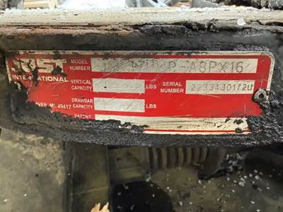 Jost Fifth Wheel for a 2013 Kenworth T660