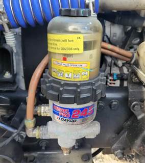 Detroit DD8 Fuel / Water Separator for a 2025 Freightliner M2 106