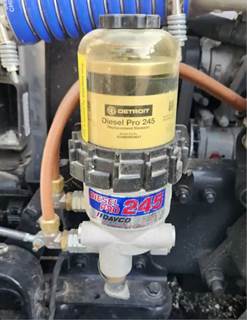 Detroit DD8 Fuel / Water Separator for a 2026 Freightliner M2 106