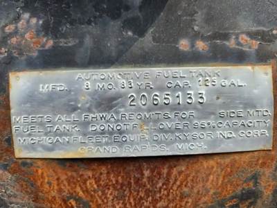 GMC Brigadier Right Fuel Tank