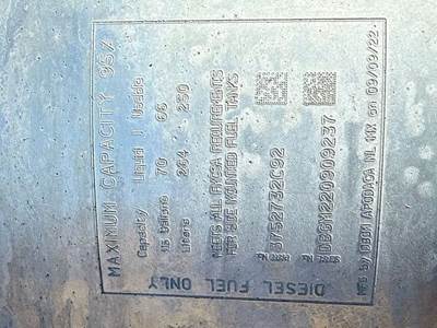 International MV607 Left Fuel Tank