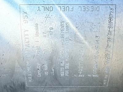 International MV607 Left Fuel Tank