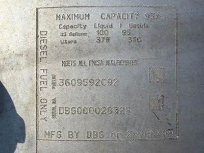 International ProStar Left Fuel Tank