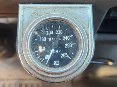 Used 2002 Isuzu FSR Stewart Warner Water Temperature Gauge, Stainless Steel