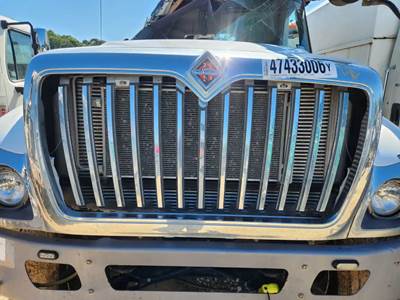 2019 International HV507 Grille Surround, Chrome Plastic