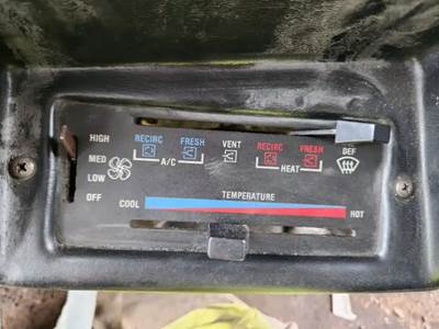 Peterbilt 379 Heater / AC Temp Control