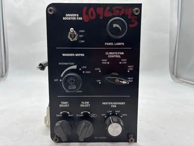 (Used) Cab & Cab Parts Heater/Ac Controls- Settings: Driver's Booster Fan, Panel