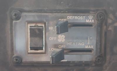 Pierce Heater / AC Temp Control for a 1985 Pierce FireTruck