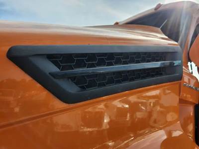 Used 2024 Freightliner Cascadia 126 Left Hood Air Vent, Black Plastic