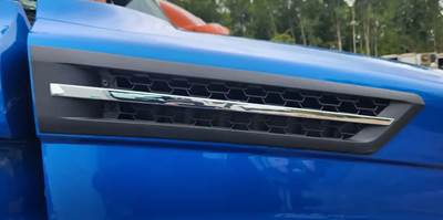 Used 2024 Freightliner Cascadia 126 Right Hood Air Vent, Black Plastic