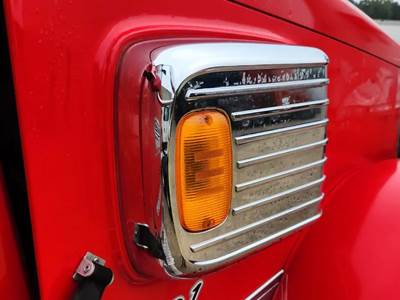 Used 2020 Freightliner Coronado 132 Glider Right Hood Air Vent, Chrome Plastic