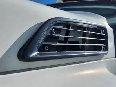 Used 2020 Hino 268 Hood Air Vent, Left Side, Black Plastic