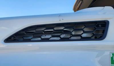 Used 2025 Hino XL8 Hood Air Vent, Left Side, Black Plastic
