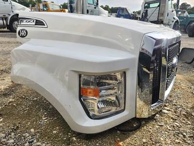 Used 2024 Ford F-650 Hood Assembly 39" Length, White Fiberglass