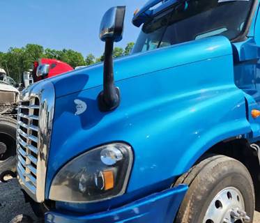 Used 2017 Freightliner Cascadia 125 Hood Assembly 48" Length, Blue Fiberglass