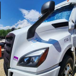 Used 2023 Freightliner Cascadia 126 Hood Assembly 52" Length, White Fiberglass