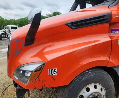2022 Freightliner Cascadia 126 Hood Assembly 52" Fiberglass Orange