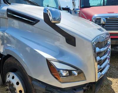 2019 Freightliner Cascadia 126 Hood Assembly, 52.5" Grey Fiberglass