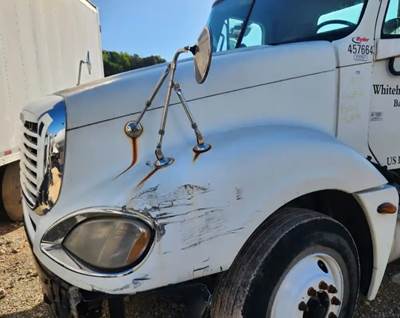 Used 2006 Freightliner Columbia 120 Hood Assembly 51" Length, White Fiberglass