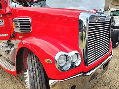 Used 2020 Freightliner Coronado 132 Glider Hood Assembly 58.5" Red Fiberglass