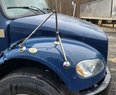 Used 2019 Freightliner M2 106 Hood Assembly 38" Blue Fiberglass, Part # A17-21139-036