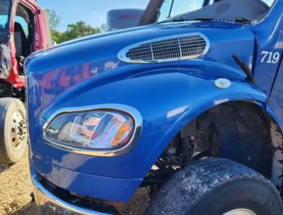 Used 2019 Freightliner M2 106 Hood Assembly 38" Blue Fiberglass, Part # A17-21139-042