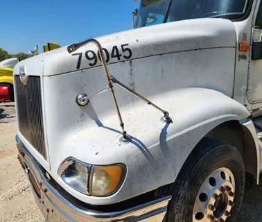 Used 2004 International 9400I Hood Assembly 59" Length, White Fiberglass