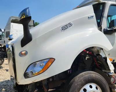Used 2024 International LT62F Hood Assembly 51" Length White Fiberglass