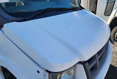 Used 2013 Isuzu Reach Hood Assembly, 30" Length, White Fiberglass