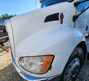 2012 Kenworth T270 Hood Assembly 44" Length, White Fiberglass