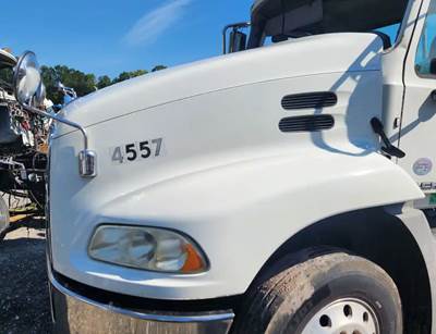 Used 2018 Mack Pinnacle CXU613 Hood Assembly 55" Length, White Fiberglass
