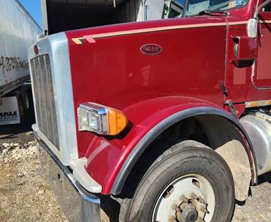 Used 2012 Peterbilt 367 Hood Assembly 64 3/4" Fiberglass Maroon