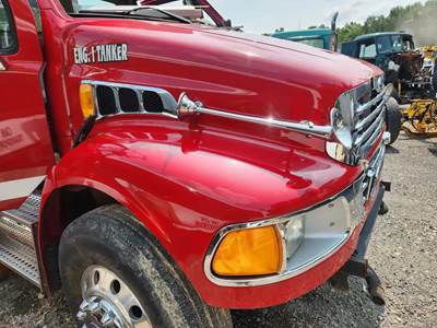 Used 2009 Sterling Acterra Hood Assembly 43" Fiberglass Red